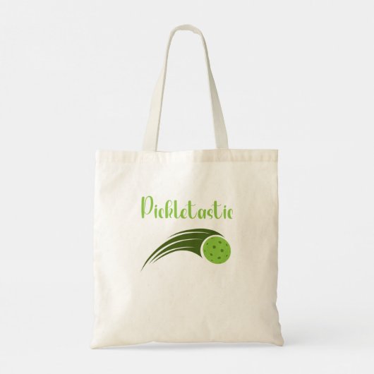 Pickleball Pickletastic elegante woordspeling Tote Bag (Achterkant)