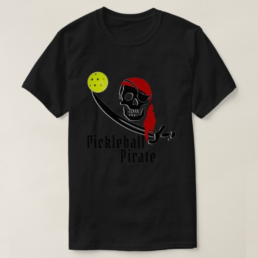 Pickleball Pirate Classic T-shirt (Design voorkant)