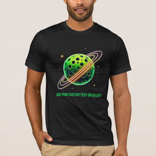 Pickleball Planet & Sport's Lover Paddle Gift T-shirt (Voorkant)