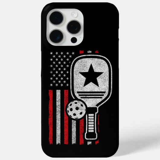 Pickleball Player - American Flag Pickleball - Fot Case-Mate iPhone Case (Achterkant)