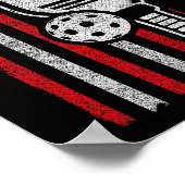 Pickleball Player - American Flag Pickleball - Fot Poster (Hoek)