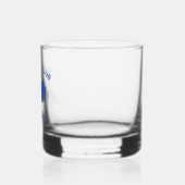 Pickleball Player Club Team Naam gepersonaliseerd Whisky Glas (Links)