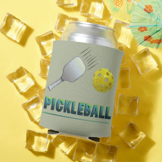 Pickleball Player - Cool Paddle Art Blikjeskoeler (Insitu Zomer)