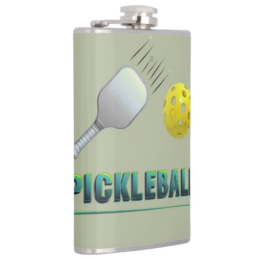 Pickleball Player - Cool Paddle Art Heupfles (Rechts)
