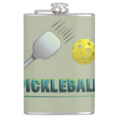 Pickleball Player - Cool Paddle Art Heupfles (Voorkant)