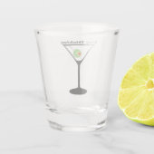 Pickleball Player Day Dinking Shot Glas (Achterkant)