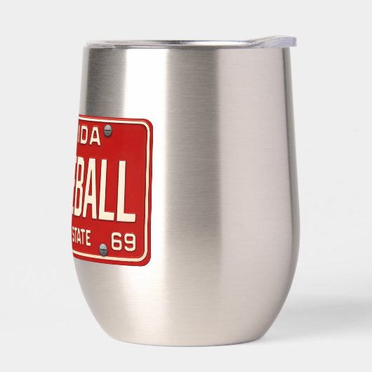 Pickleball Player Fan Retro Florida License Plate (Links)