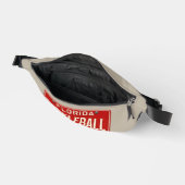 Pickleball Player Fan Retro Florida License Plate Heuptasje (Open)