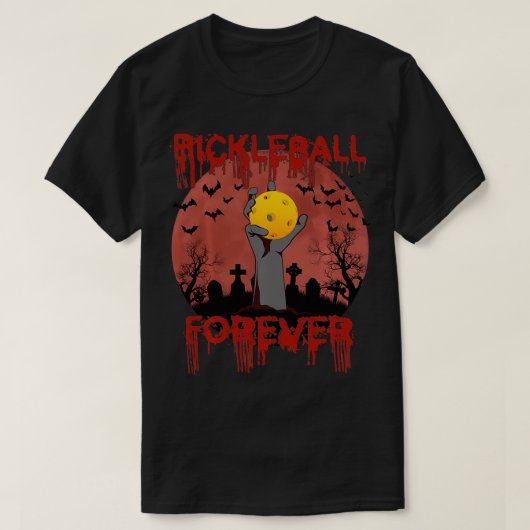 Pickleball Player Forever als Funny Pickleball Hal T-shirt (Design voorkant)