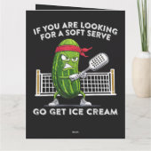 Pickleball Player Funny Bedankkaart (Achterkant)