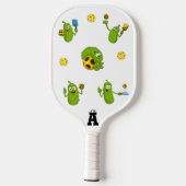 Pickleball Player Gepersonaliseerde naam Paddle (Achterkant)