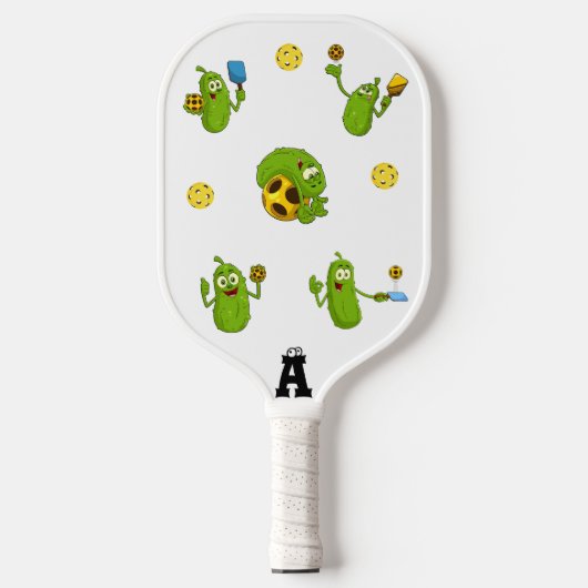 Pickleball Player Gepersonaliseerde naam Paddle (Voorkant)