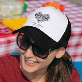 Pickleball Player Gepersonaliseerde naam Tekst Wor Trucker Pet