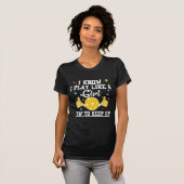Pickleball Player Girl Sport Athlete Humor T-shirt (Voorkant volledig)