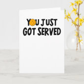 Pickleball Player Hobby Pickleball Gezegde Funny Kaart (Gele Bloem)