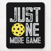 Pickleball Player "Just One More Game" Muismat (Voorkant)