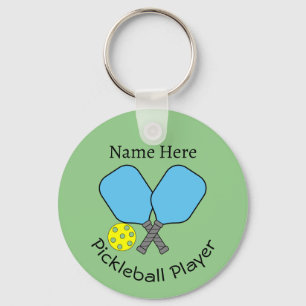 Pickleball Player Key Ring Sleutelhanger