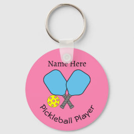 Pickleball Player Key Ring Sleutelhanger