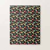 Pickleball Player Paddle en Ball Pattern Legpuzzel (Verticaal)