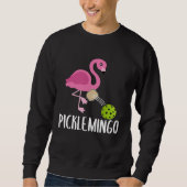 Pickleball Player Paddleball  Picklemingo Pink Fla Trui (Voorkant)