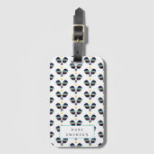 Pickleball Player Persoonlijke naam Bagagelabel (Voorkant (verticaal))