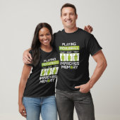 Pickleball Player Playing Pickleball Improves Memo T-shirt (Unisex)