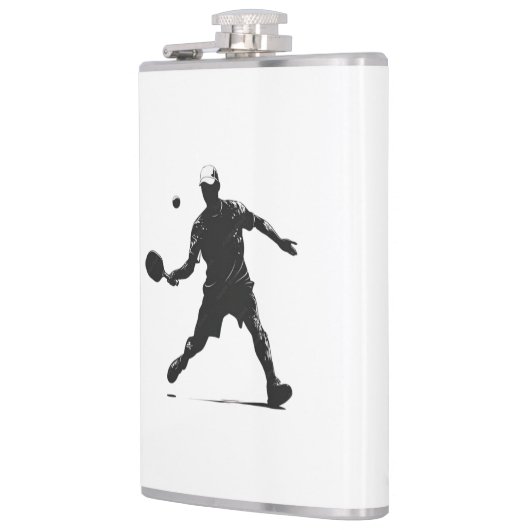 Pickleball Player Silhouette Sport Design Heupfles (Links)