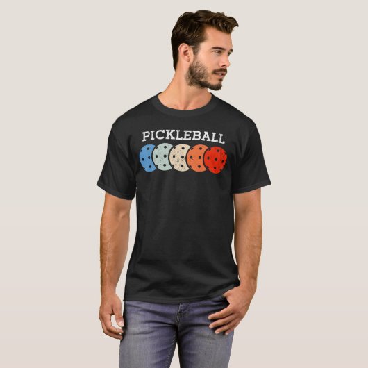 Pickleball Player Sportlover T-shirt (Voorkant volledig)
