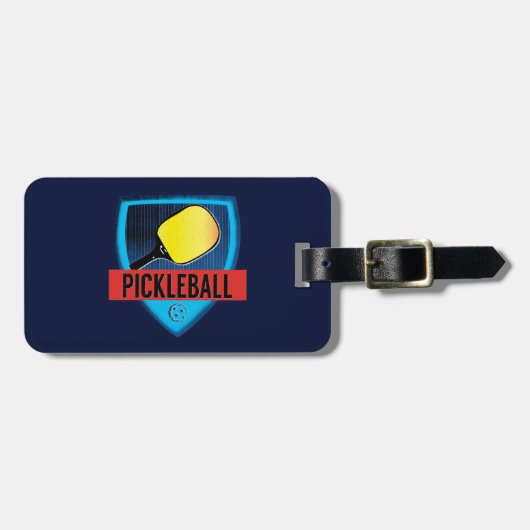 Pickleball Player Sporttas ID-Label Bagagelabel (Voorkant horizontaal)