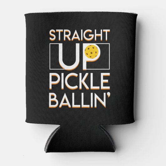 Pickleball Player steekt de pot-up Blikjeskoeler (Voorkant)