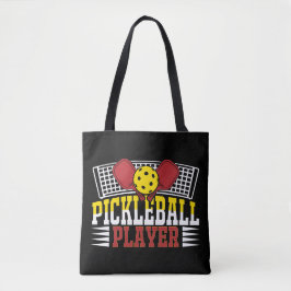 Pickleball Player Tote Bag
