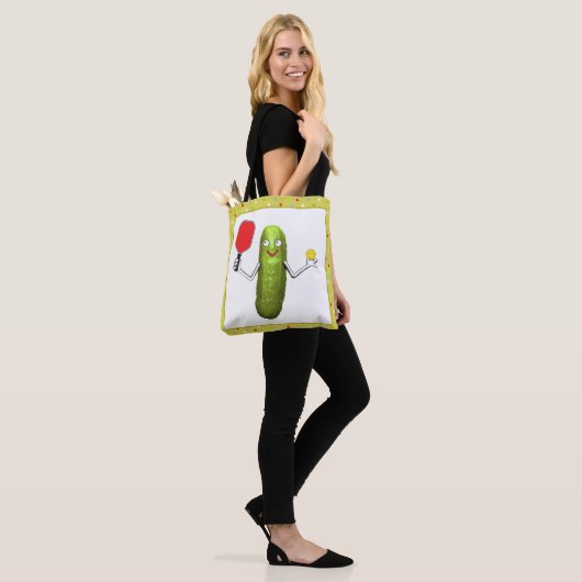 Pickleball Player Tote Bag (Op model)