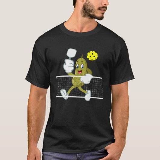 PICKLEBALL Playing Pickleball BIG DILL Team Pickle T-shirt (Voorkant)