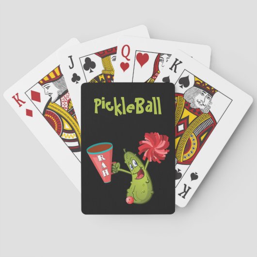 Pickleball Pokerkaarten (Achterkant)