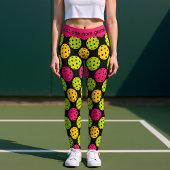 Pickleball polka dot leggings