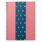 Pickleball Polka Dots Notitieboek (Voorkant)