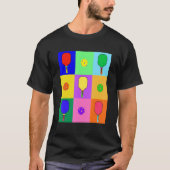 Pickleball Pop Art T-shirt (Voorkant)