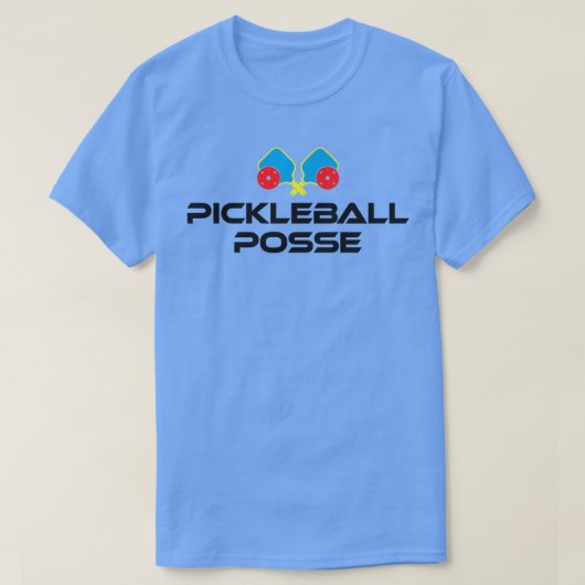 Pickleball Pose Grappige Slogan Pickleball en Rack T-shirt (Design voorkant)