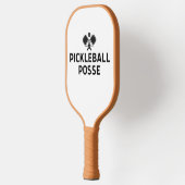 Pickleball Posse Funny Pickleball Paddle (Links)