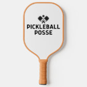 Pickleball Posse Funny Pickleball Paddle (Achterkant)