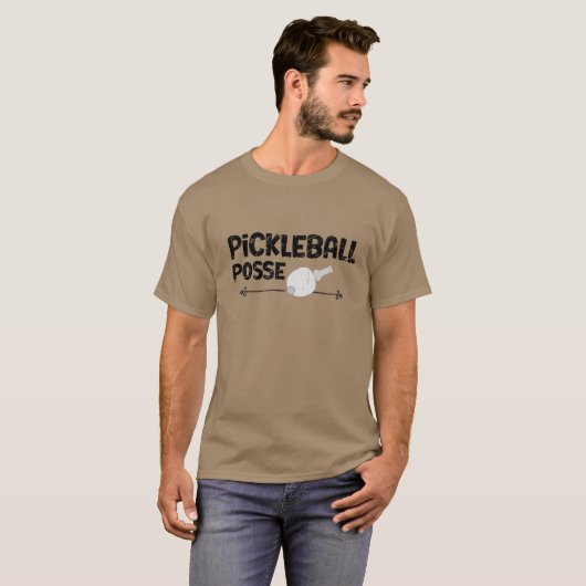 Pickleball Posse T-shirt (Voorkant volledig)