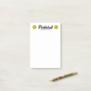 Pickleball Post-it® notes blok met logo