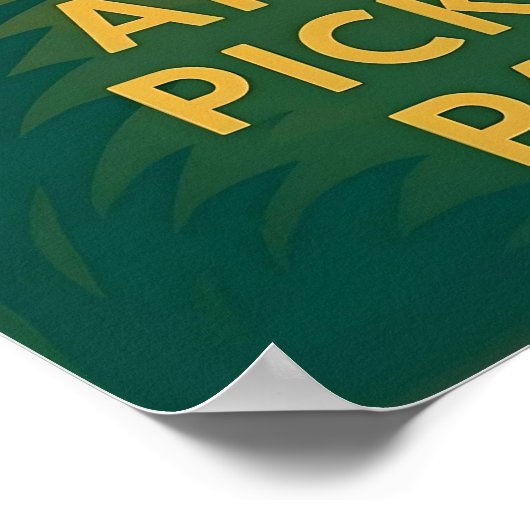 Pickleball Poster: Naples Florida Pickleball Poster (Hoek)