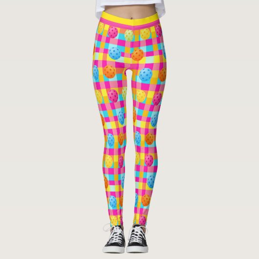 Pickleball Power Broek Leggings (Voorkant)