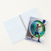 Pickleball Power Smash - Energie in beweging Notitieboek (Binnen)