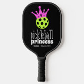 Pickleball Princess Bright Neon persoonlijk Pickleball Paddle (Achterkant)