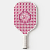 Pickleball Princess Custom Quote Name Initiaal Roz Pickleball Paddle (Achterkant)