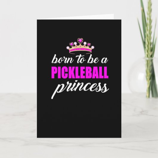 Pickleball princess, gift voor pickleball-liefhebb kaart (Voorkant)