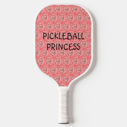 Pickleball Princess Paddle (Voorkant)