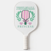 Pickleball Princess Schattige Roze Paddle (Voorkant)